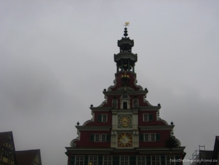 Clădirea fostei primării din Esslingen (Alte Rathaus), turnul cu ceas
