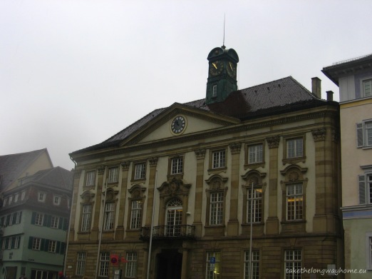 Das Neue Rathaus, noua clădire a primăriei din Esslingen am Neckar; datează din secolul al 18-lea